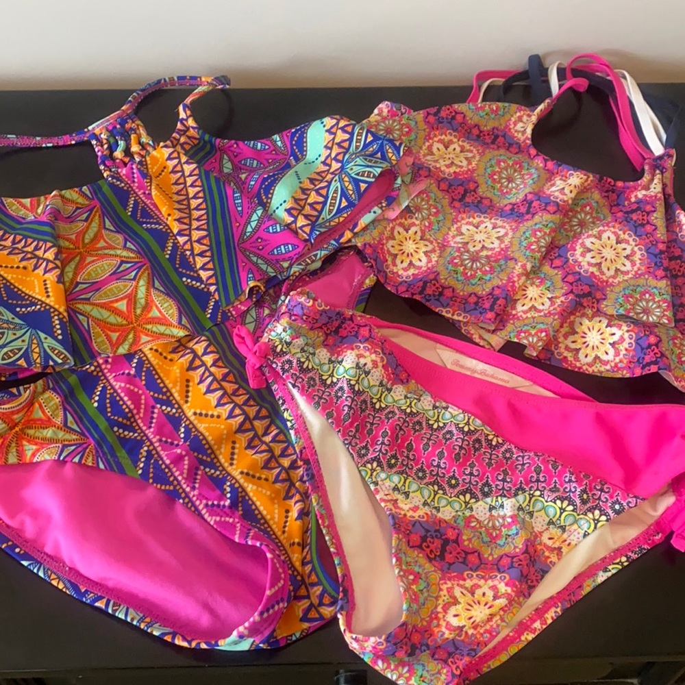 Girls size 14, lot of 2 swimsuits like new